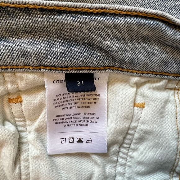 NEW Citizens of Humanity Jolene Womens 31 High Rise Straight Distressed - Picture 13 of 16